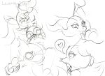 anthro bodily_fluids braixen canid canine drooling duo fellatio female feral fluffy fluffy_tail fox generation_6_pokemon genitals hi_res lavenderscent licking looking_pleasured male male/female mammal nintendo oral penile penis penis_lick pokemon pokemon_(species) saliva sex tail tongue vaginal