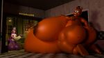 3d_(artwork) animatronic anonymousfm anthro areola balls belly big_balls big_belly big_breasts big_butt big_penis bonnie_(psychojohn2) breasts butt clothing digital_media_(artwork) duo erection fan_character female five_nights_at_freddy&#039;s five_nights_at_freddy&#039;s_2 genitals hair hat headgear headwear herm hi_res huge_balls huge_belly huge_breasts huge_butt huge_penis huge_thighs humanoid_genitalia humanoid_penis hyper hyper_balls hyper_belly hyper_breasts hyper_butt hyper_genitalia hyper_penis intersex intersex/female lagomorph leporid machine mammal nipples nude open_mouth overweight penis rabbit robot scottgames size_difference smile thick_thighs toy_freddy_(fnaf) wide_hips