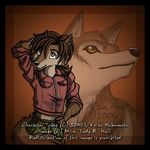  bracelet canine clothing female jewelry mammal mira_hall smile solo toboe were werewolf wolf wolf&#039;s_rain wolf's_rain yellow_eyes 