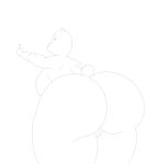 absurd_res andromorph anthro bear big_breasts big_butt breasts butt electronics female female/female feral hi_res huge_butt hyper hyper_butt intersex mammal phone solo tocayoart