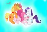  applejack barsikrus friendship_is_magic my_little_pony pinkie_pie rarity 