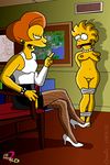  claudia-r edna_krabappel lisa_simpson tagme the_simpsons 