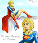  dc digitalhysteria supergirl superman superman_family 