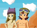  digimon digimon_frontier izumi_orimoto tagme takuya_kanbara 