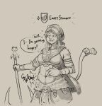  abs belly domestic_cat empty felid feline felis femhroth final_fantasy final_fantasy_xiv finalfantasy14 growls grumbles gurgles hollow hungry lamat mammal noises organs rumbling_stomach sinfullapis square_enix starving stomach wrothgar wuk wuk_lamat xiv 