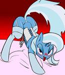  corset elbow_gloves equine female feral friendship_is_magic garter_straps gloves horn legwear lingerie looking_at_viewer mammal my_little_pony panties stockings tongue tongue_out trixie_(mlp) underwear unicorn zev 