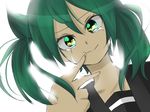  green_eyes green_hair inazuma_eleven inazuma_eleven_(series) kaminarigumo male_focus mistorene_callus solo tears 