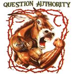  brown brown_fur donkey equine flexing fur male mammal muscles open_mouth plain_background rebellion solo tattoo unknown_artist vein veins white_background 