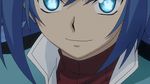  animated animated_gif blue_eyes blue_hair cardfight!!_vanguard lowres male male_focus sendou_aichi solo 