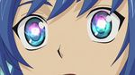  1boy animated animated_gif blue_hair cardfight!!_vanguard close-up colourful_eyes eyes face lowres male male_focus multicolored_eyes sendou_aichi solo 