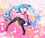  bad_id bad_pixiv_id blue_eyes blue_hair duca electric_love_(vocaloid) hatsune_miku legs long_hair necktie open_mouth sitting solo sparkle thighhighs twintails very_long_hair vocaloid 