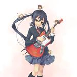  akiyama_mio bad_id bad_pixiv_id black_hair brown_eyes chibi electric_guitar guitar highres hirasawa_yui instrument k-on! kotobuki_tsumugi long_hair minigirl multiple_girls nakano_azusa neck_ribbon red_ribbon ribbon school_uniform tainaka_ritsu twintails yamanaka_sawako yamashiro_kogane 