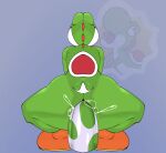 absurd_res anal anal_masturbation anal_penetration anthro big_butt big_penis bodily_fluids butt digital_media_(artwork) dildo dildo_in_ass dildo_insertion dinosaur egg egg_in_ass egg_insertion genitals green_yoshi hi_res inanimate_object male male_penetrated mammal mario_bros masturbation nintendo nude object_in_ass open_mouth penetration penis prehistoric_species reptile scalie sex sex_toy sex_toy_in_ass sex_toy_insertion simple_background solo thick_thighs wide_hips woopyy yoshi yoshi_(character)