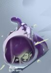2022 absurd_res acrid_(risk_of_rain) after_vore aymbord belly big_belly duo feral hand_on_belly hi_res huge_belly lemurian overweight purple_body risk_of_rain simple_background vore