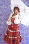 bonnet character_request cosplay dress kirishiro_tsukimi lace photo source_request tagme_character tagme_series umbrella 