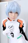  ayanami_rei blue_hair cosplay namada neon_genesis_evangelion photo plugsuit 