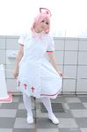  apron chunky cosplay haito nurse nurse_uniform photo pink_hair princess_princess yukata_mikoto 