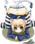  animal_ears bad_id bad_pixiv_id cat_ears lowres metaru_maccha mouse oekaki original panties solo striped striped_legwear tail thighhighs underwear 