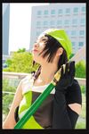  cosplay head_scarf highres maeda_matsu naginata photo polearm sengoku_basara tumiki weapon 