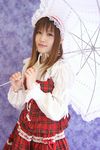  bonnet character_request cosplay dress kirishiro_tsukimi lace photo source_request tagme_character tagme_series umbrella 