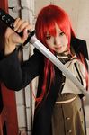  cosplay katana kipi-san photo red_hair shakugan_no_shana shana solo sword weapon 