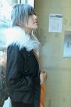  akira akira_(togainu_no_chi) cosplay dog_tags highres photo saya saya_(cosplayer) silver_hair togainu_no_chi 