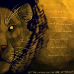  blaushepherd feline lion lyrics male mammal pink_floyd set_the_controls_for_the_heart_of_the_sun 