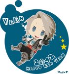  2012 armor bad_id bad_pixiv_id blue_eyes chibi dissidia_012_final_fantasy dissidia_final_fantasy final_fantasy final_fantasy_xii final_fantasy_xii_revenant_wings gloves grey_hair ketorice male_focus new_year solo v vaan 
