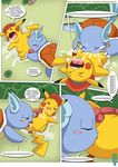  ashchu bbmbbf comic english_text gay hat male nintendo oral palcomix penis pikachu pok&#233;mon pok&eacute;mon rimming tail text video_games wartortle 