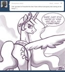  alicorn animal_ears crown cutie_mark english_text equine female feral friendship_is_magic hair horn horse john_joseco mammal my_little_pony pony princess princess_celestia_(mlp) royalty solo text tumblr winged_unicorn wings 