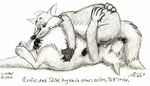  anthro belly belly_hug belly_rub canine chubby cuddle cuddling duo fox hug kangaroo male mammal marsupial nude overweight roofus slik snuggle 