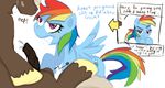  balls comic dialog dialogue dumb-bell_(mlp) dumb_bell_(mlp) english_text equine erection female feral friendship_is_magic haiku_oezu hair horse horsecock male mammal multi-colored_hair my_little_pony pegasus penis pony rainbow_dash_(mlp) rainbow_hair straight sweet_hd tail text wings 