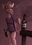  alcohol beverage bottle cat cigar feline female mammal solo sonderjen table 