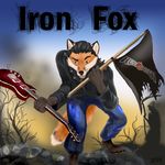  5_fingers battlefield black_hair canine clothing death death_(personification) flag fox grim_reaper guitar hair helloween iron_maiden jack_o'_lantern jeans koul leather leather_jacket male mammal paws pumpkin rocks smoke solo the_trooper war 