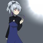  1girl darker_than_black highres purple_eyes silver_hair solo yin 