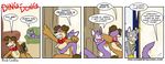  canine cat collar comic dialog dialouge dog door_bell doorbell duo feline female fight flat_chested grape_jelly(housepets!) grape_jelly_(housepets!) housepets! male mammal peanut_butter(housepets!) peanut_butter_(housepets!) res(housepets!) res_(housepets!) rick_griffin smile tail text webcomic wrestling 