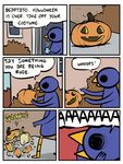  avian bird halloween holidays humor nedroid pumpkin reginald webcomic what 