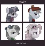  equine eyewear female friendship_is_magic goggles gorillaz hat horn horse mammal my_little_pony pinkie_pie_(mlp) pony rainbow_dash_(mlp) rarity_(mlp) shadowluigimwahaha twilight_sparkle_(mlp) unicorn 