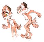  antoine_d&#039;coolate canine coyote male mammal model_sheet nude paradoxagent sega solo sonic_(series) tail 