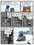  avian bear beartato bird crying humor mammal nedroid reginald snow webcomic what winter 