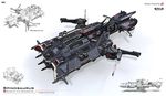  karanak no_humans science_fiction space_craft star_conflict starfighter weapon 