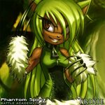  feline female green_hair hair magic mammal necklace phantom_spirit_battle_academy trixie wulven_game_studios 