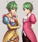  asellus_(saga_frontier) dual_persona green_eyes green_hair minoo saga saga_frontier short_hair 