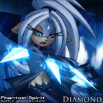  clothing diamond female gem glowing magic open_mouth phantom_spirit_battle_academy wulven_game_studios 