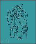 across_the_obelisk alchemist bernard full-length_portrait hi_res male portrait reptile scalie sketch solo turtle