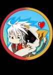  &hearts; &lt;3 blazblue couple cute daww duo happy hoodie hug jacket pairing ragna_the_bloodedge tail taokaka 