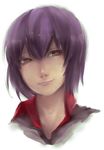  bad_id bad_pixiv_id face hayabusa_hideki inazuma_eleven inazuma_eleven_(series) lips male_focus purple_hair shiro_(reptil) simple_background solo white_background yellow_eyes 