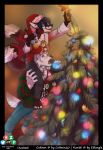  azaleesh canine christmas coltron fox holidays mammal tree wolf yumiki 