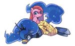  afraid animal_ears blue_eyes blue_hair bondage bound captured equine female feral friendship_is_magic hair horn horse mammal my_little_pony pink_hair pinkamena_(mlp) pinkie_pie_(mlp) pony princess_luna_(mlp) rape_face scared suikuzu suirobo tail winged_unicorn wings 