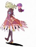  boots doll dress elize_lutus enomoto_(luck-by-luck) grey_hair purple_footwear tales_of_(series) tales_of_xillia teepo_(tales) thigh_boots thighhighs 